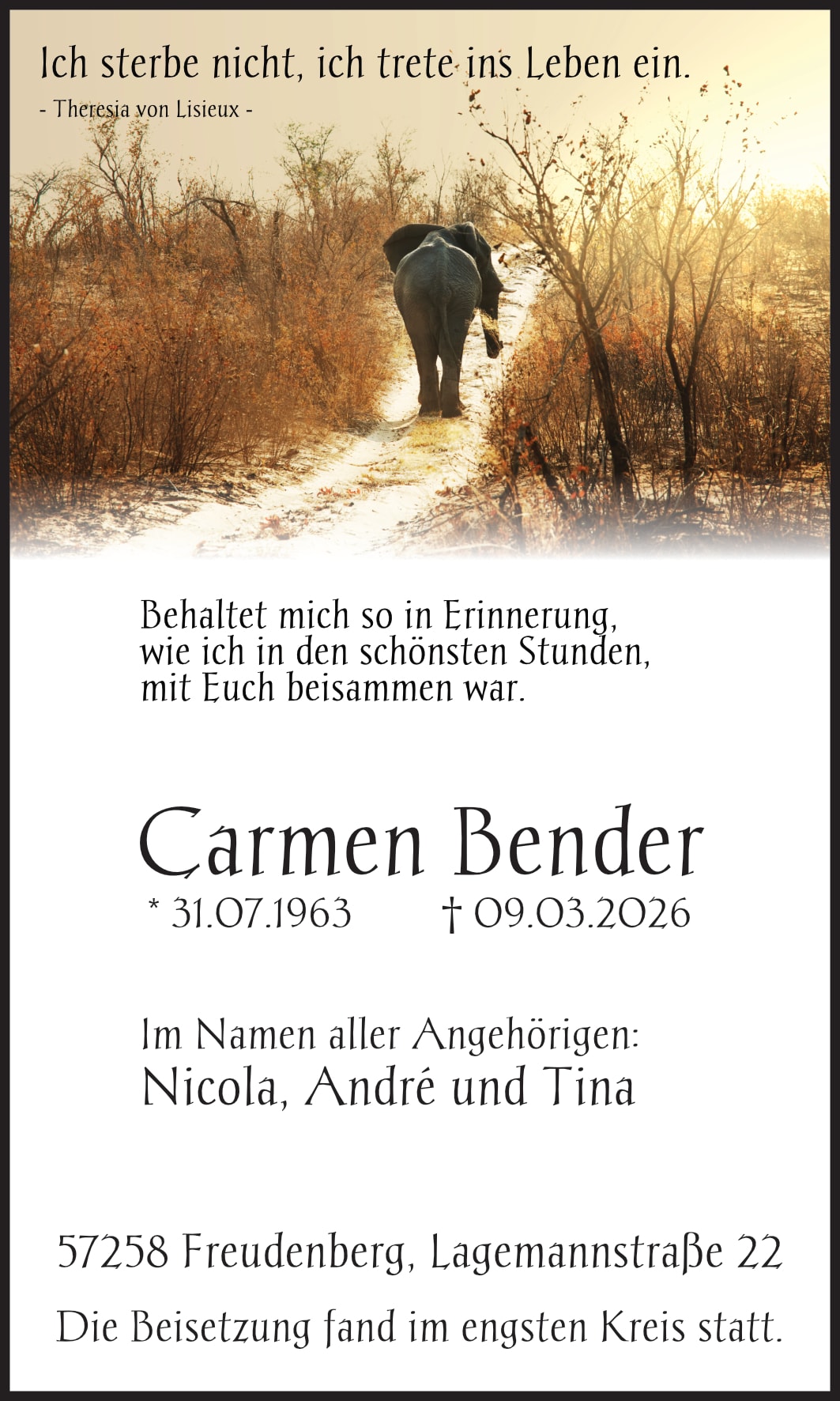 Carmen Bender