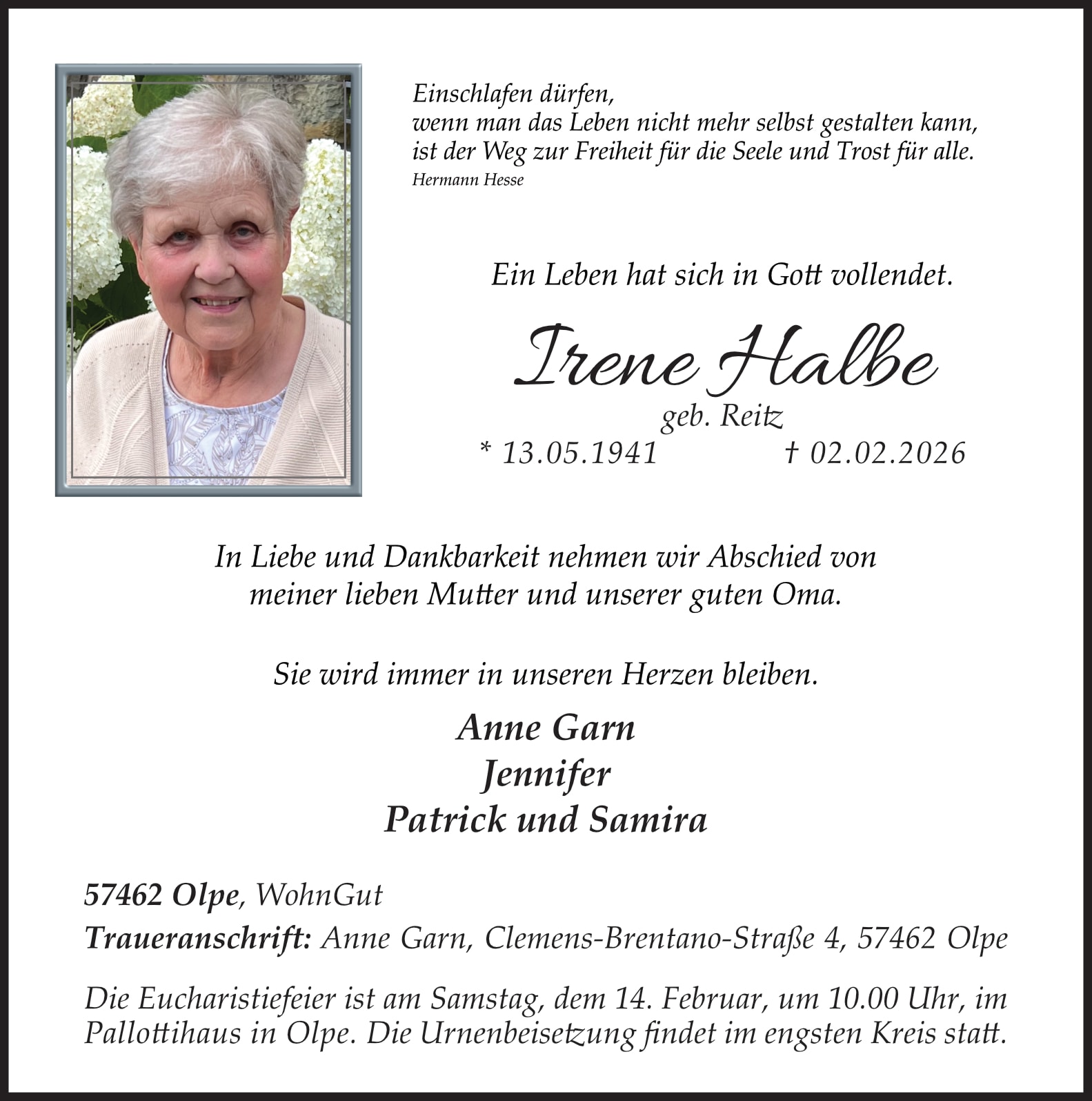 Irene Halbe