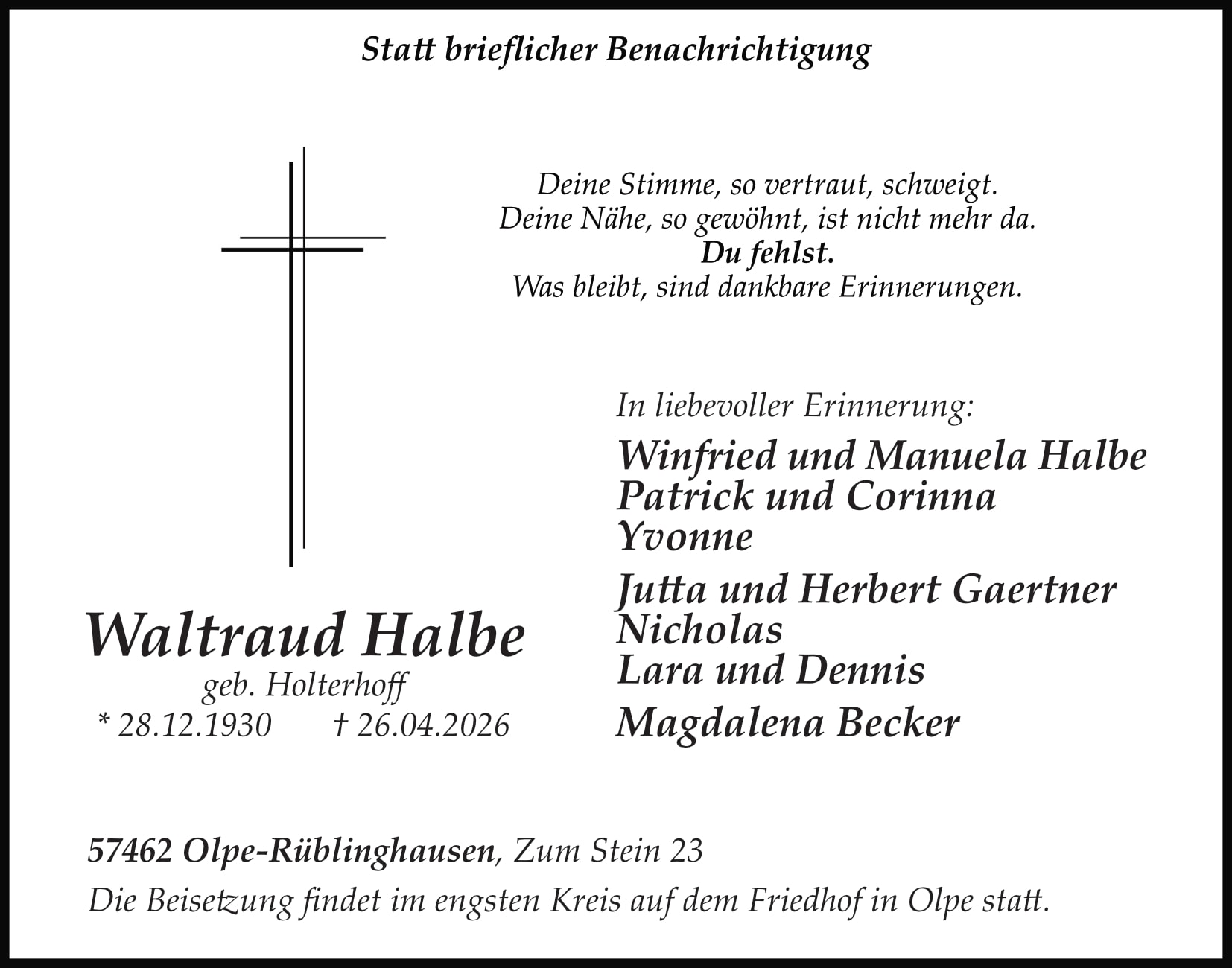 Waltraud Halbe