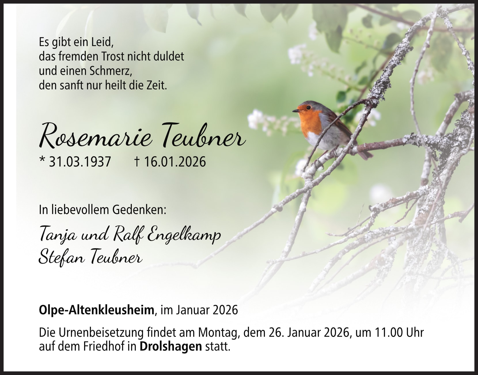 Rosemarie Teubner